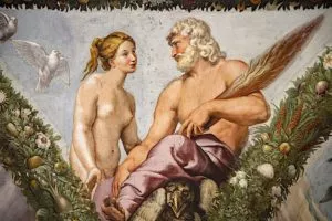 Zatybrze - Villa Farnesina - fragment fresku
